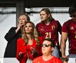 Soțiile fotbaliștilor belgieni au acaparat atenția în tribune la meciul cu România