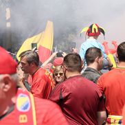 Suporterii Belgiei au făcut spectacol înainte de Belgia - România / Sursă foto: Imago Images