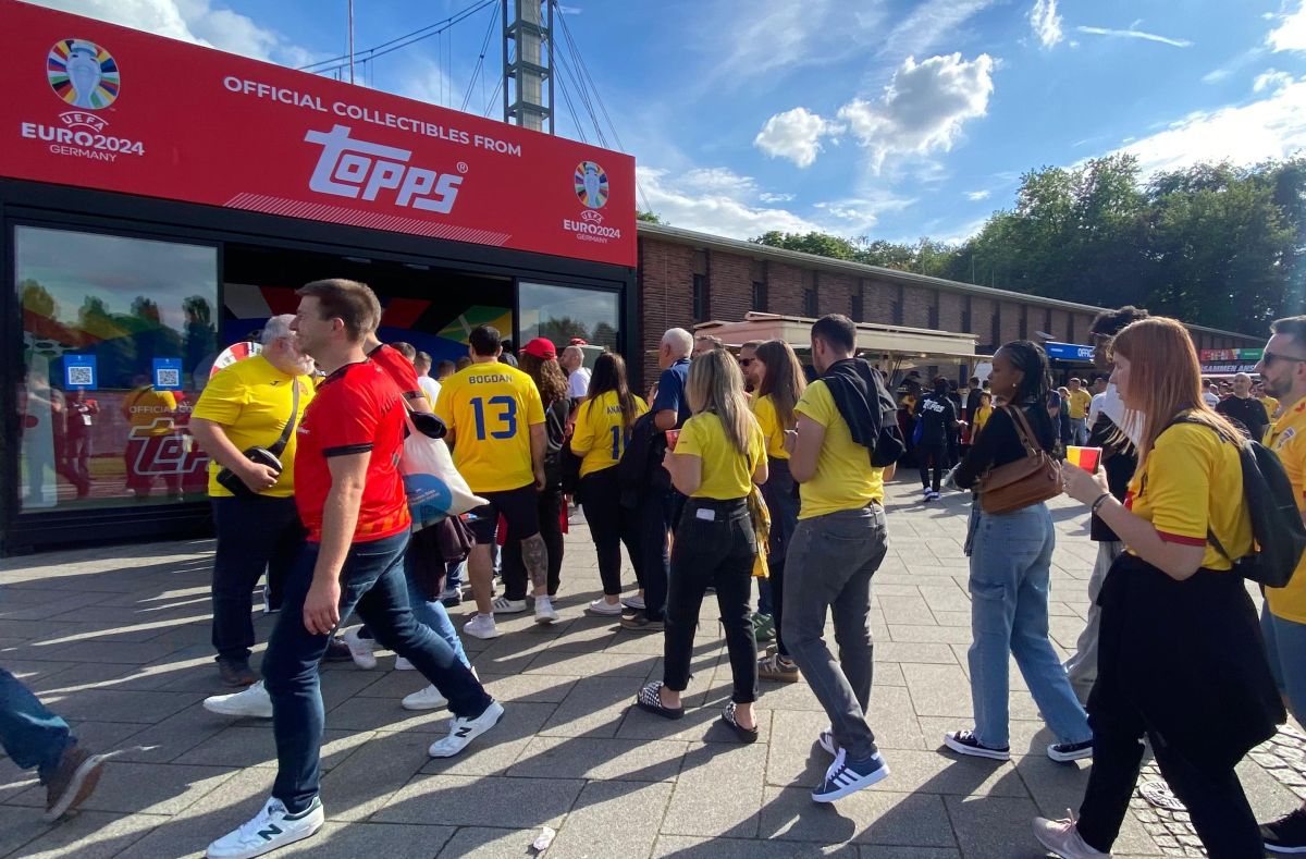 Belgia - România, atmosfera de la stadion: imagini surprinse pe străzi