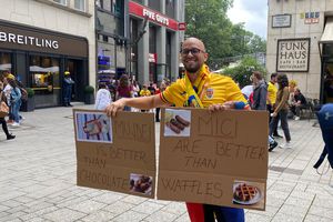 Fanii României fac show la Koln! Imagini spectaculoase înainte de partida cu Belgia