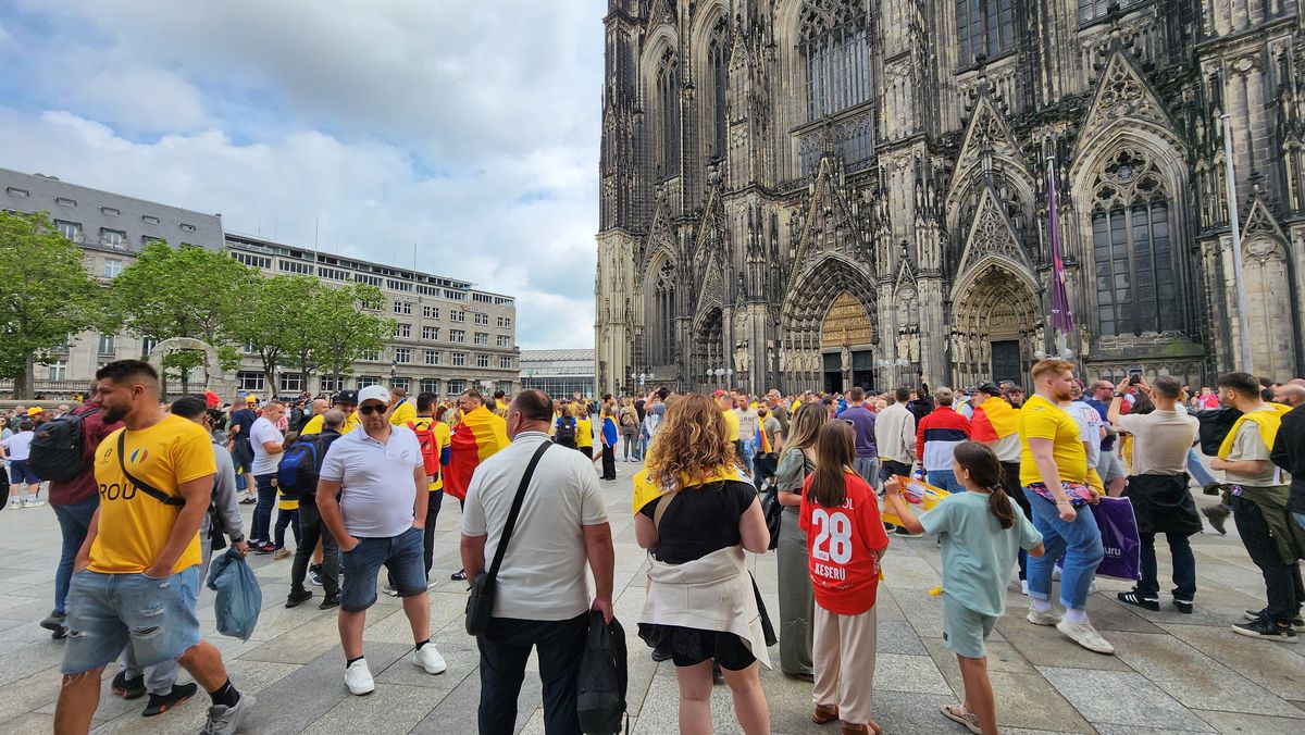 Fanii României, show la Koln! Imagini spectaculoase: „Mujdei is better than chocolate"