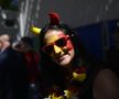 Suporterii Belgiei au făcut spectacol înainte de Belgia - România / Sursă foto: Imago Images