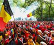 Suporterii belgieni înainte de meci / Sursă foto: Imago Images