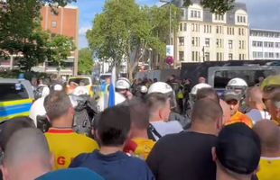 Scandal la Koln! Ultrașii României acuză un abuz al forțelor de ordine, chiar înaintea meciului cu Belgia: „Opriți, ridicați și luați la dubă!”