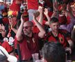 Suporterii Belgiei au făcut spectacol înainte de Belgia - România / Sursă foto: Imago Images