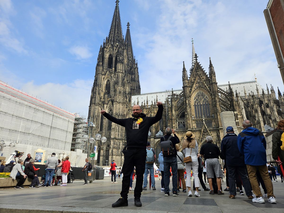 Fanii României, show la Koln! Imagini spectaculoase: „Mujdei is better than chocolate"