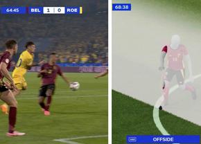 Două faze controversate în România - Belgia » „Tricolorii” au cerut penalty la două minute după golul anulat de VAR