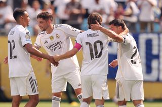 Real Madrid - Pachuca 3-1 » Victorie la pas pentru madrileni la Mondialul Cluburilor, chiar și în 10 oameni din minutul 7