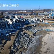 Stadionul „Silverdome” din Detroit, pus la pământ