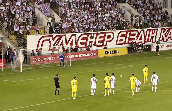 Andrei Vlad, ce-ai vrut să faci?! „Truc” bizar în meciul contra liderului din Kazahstan