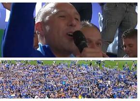 Zeci de mii de oameni cu piele de găină: pe un stadion plin, legenda Santi Cazorla a cântat imnul după promovare