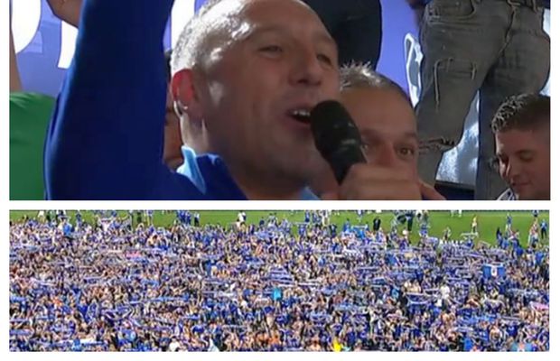 Zeci de mii de oameni cu piele de găină: pe un stadion plin, legenda Santi Cazorla a cântat imnul după promovare