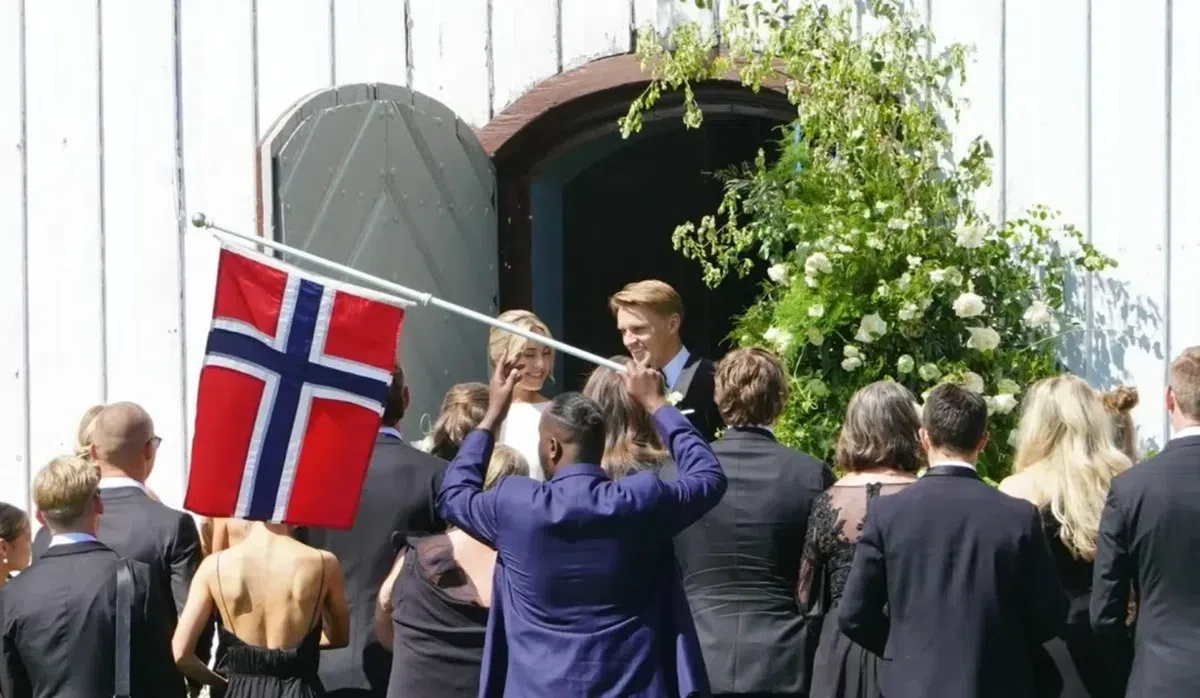 Imagini de la nunta lui Martin Odegaard