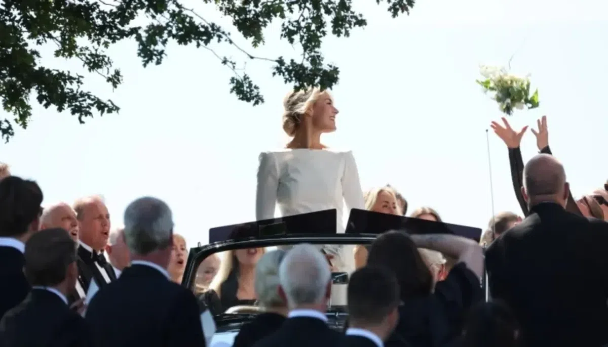 Imagini de la nunta lui Martin Odegaard