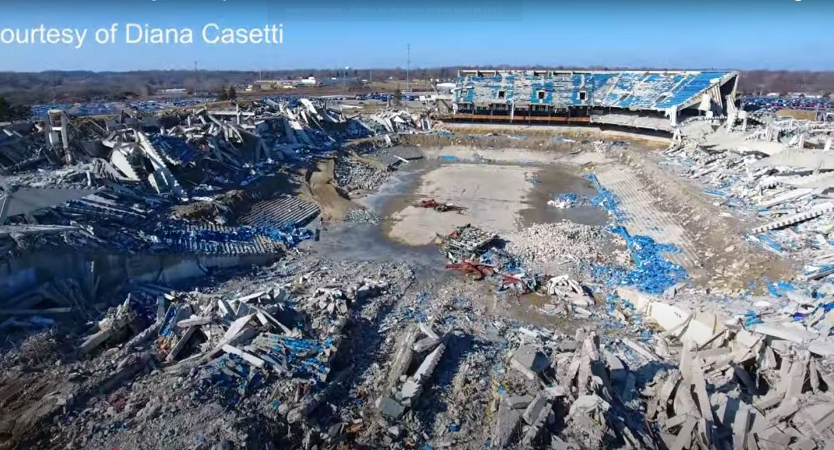 Stadionul „Silverdome” din Detroit