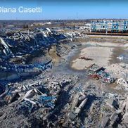Stadionul „Silverdome” din Detroit, pus la pământ