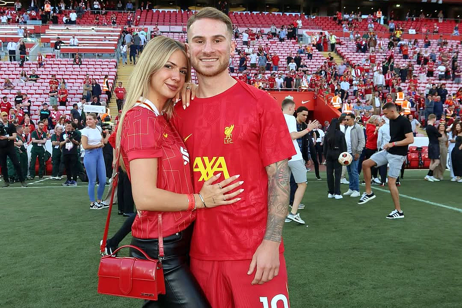 Mac Allister și Ailen Cova. Foto: Instagram Starul lui Liverpool, dat în judecată! Fosta iubită îi cere despăgubiri URIAȘE