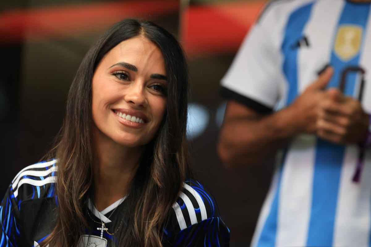 Explozie de bucurie în loja lui Lionel Messi la Argentina - Austria » Antonella a atras toate privirile