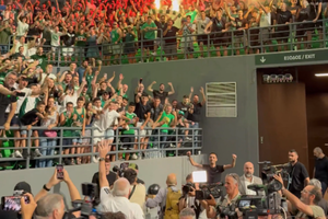 Primire regală! Mii de fani l-au aclamat pe Zeljko Obradovic la Atena