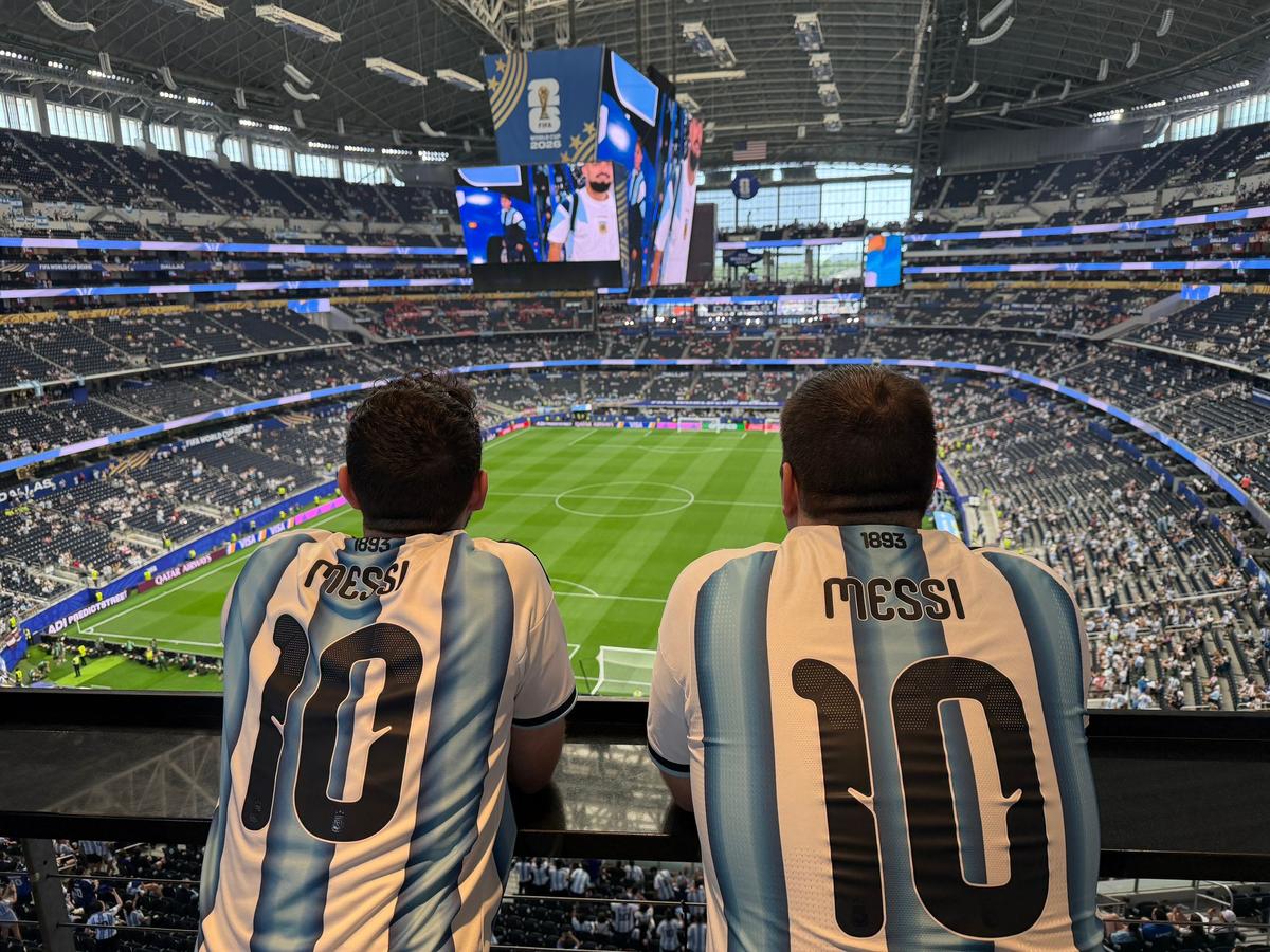 Argentina - Austria, imagini din tribune // foto: Ionuț Iordache (GSP)
