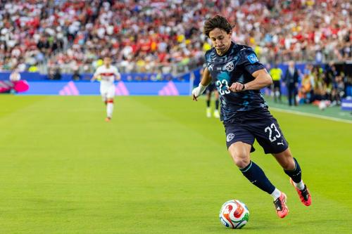 Matias Galarza, autorul golului victoriei Paraguayului cu Turcia (1-0) / Foto: Imago