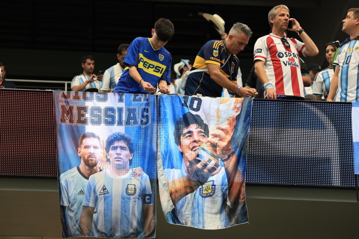 Argentina - Austria, imagini din tribune // foto: Ionuț Iordache (GSP)