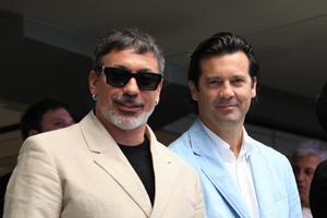 Îi mai recunoști? Doi foști internaționali argentinieni au apărut în tribune la Argentina - Austria, dar nimeni nu a știut cine sunt