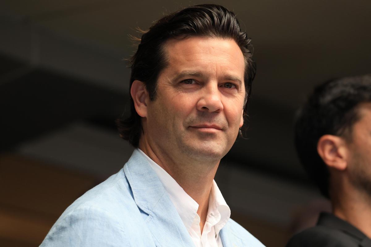 Santiago Solari și Ezequiel Lavezzi