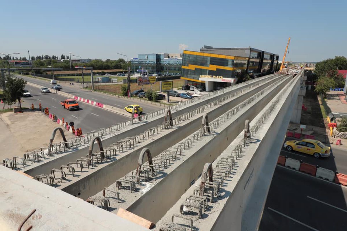 GALERIE FOTO  Calea ferată Otopeni - Gara de Nord, la un pas de finalizare! Imagini noi: „S-a montat ultimul puzzle” » Când va fi aceasta funcțională