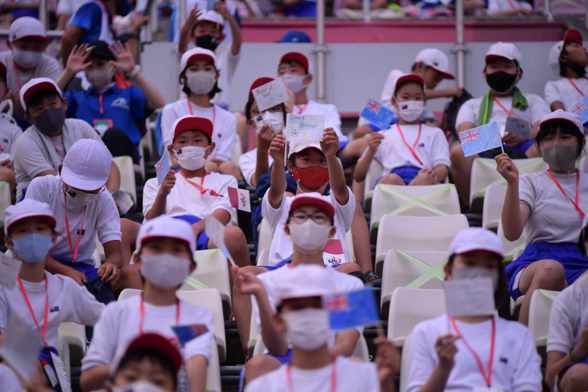 Suporteri Coreea de Sud - Noua Zeelandă & Honduras - România 22.07.2021