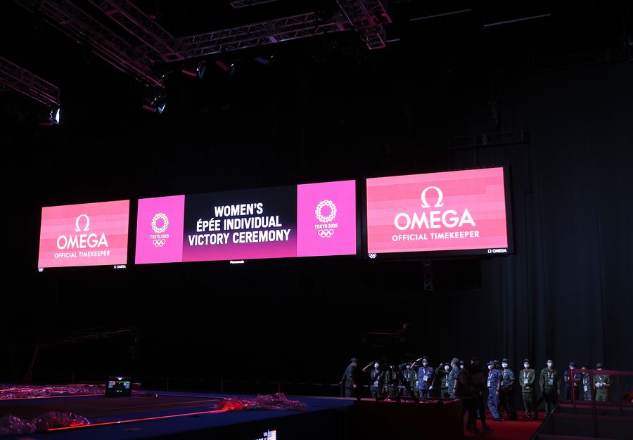Japonezii au repetat zilele trecute festivitatea în proba de spadă individual, acolo unde va concura sâmbătă Ana Maria Popescu FOTO Guliver/GettyImages Jurnal de campioană olimpică » Spadasina Ana Maria Popescu s-a lăsat urmărită de GSP timp de un an