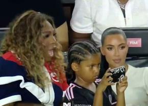Ce făcea Kim Kardashian în timpul golului marcat de Messi pentru Miami » Serena Williams i-a atras imediat atenția