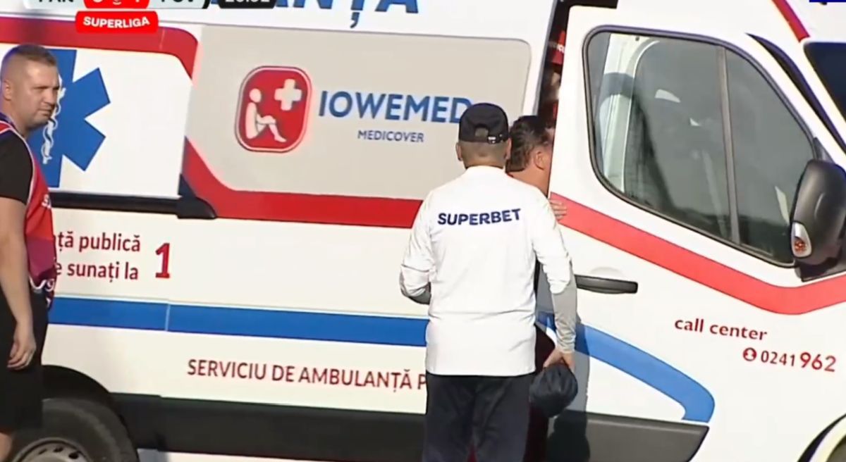 Fază ciudată în Farul - Voluntari » Ambulanță pe teren și penalty dictat cu VAR după 3 minute + Verdictul specialistului