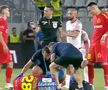 Pantea și Bani, ciocnire sângeroasă în FCSB - Dinamo / FOTO: Captură TV @Digi Sport 1