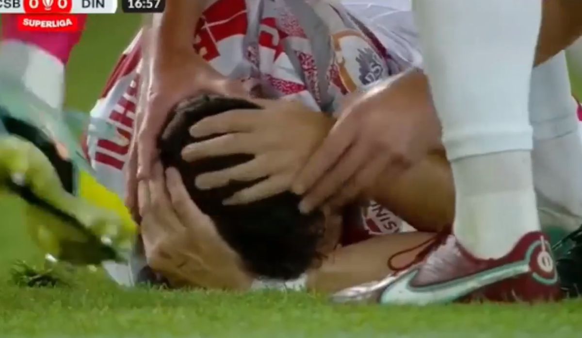 Sperietură în minutul 17 al derby-ului de pe „Arcul de Triumf” » Echipele medicale, în alertă din cauza ciocnirii Pantea - Bani
