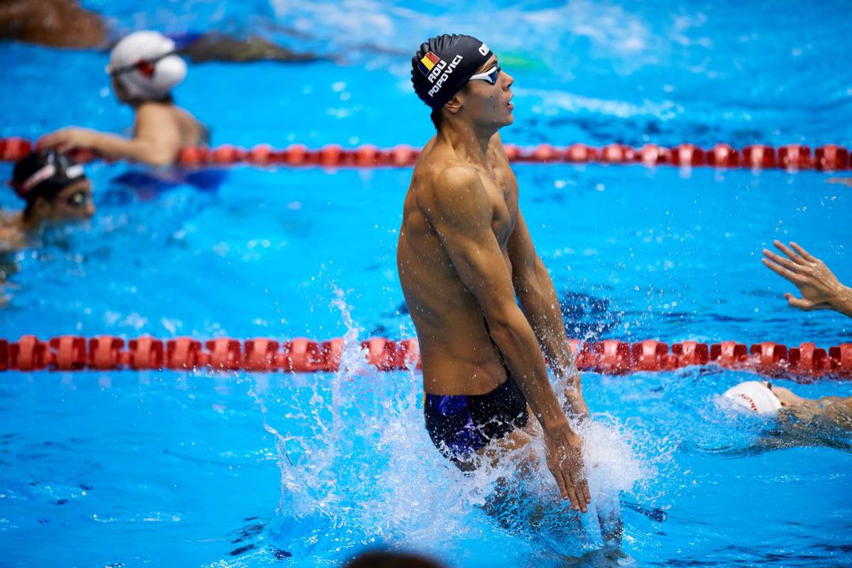 David Popovici, superstar și la 8460,8 km de București » Reporterii GSP au asistat la un moment deosebit la Fukuoka