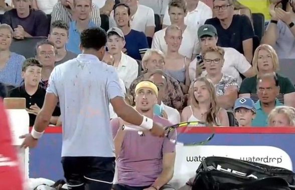 Scandal în finala ATP de la Hamburg: jucătorii au fost la un pas de bătaie » Arbitrul a intervenit