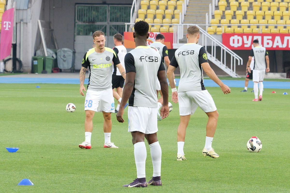 Condiții deplorabile în tribune la Shkendija - FCSB » „Coteț” la masa presei: ce au găsit reporterii GSP prezenți la Skopje