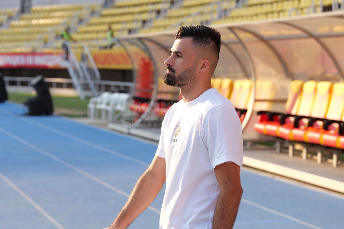 Imagini de la stadion, înainte de Shkendija - FCSB