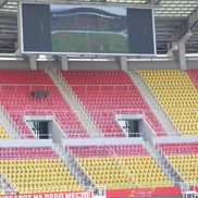 Imagini cu arena din Skopje înainte de Shkendija - FCSB // foto: Andrei Furnigă (GSP)
