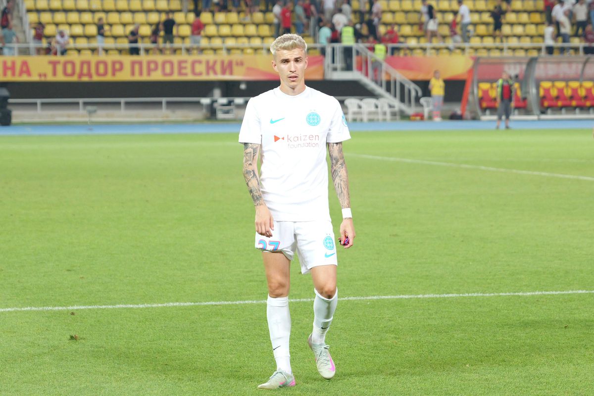 Imagini de la finalul meciului Shkendija - FCSB / FOTO: Andrei Furnigă (GSP.ro)