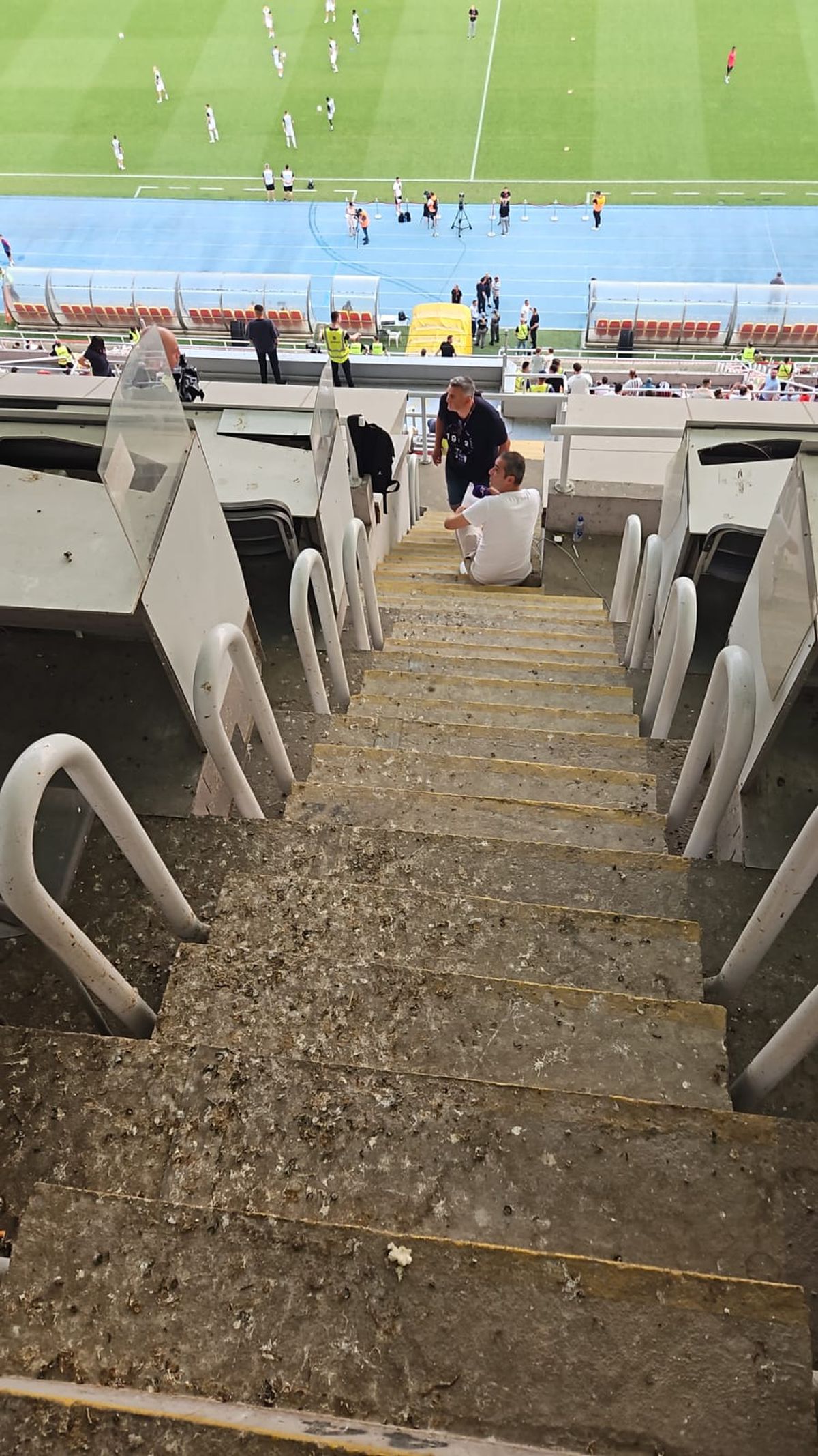 Masa presei pe stadionul „Todor Proeski" Skopje, la Shkendija - FCSB