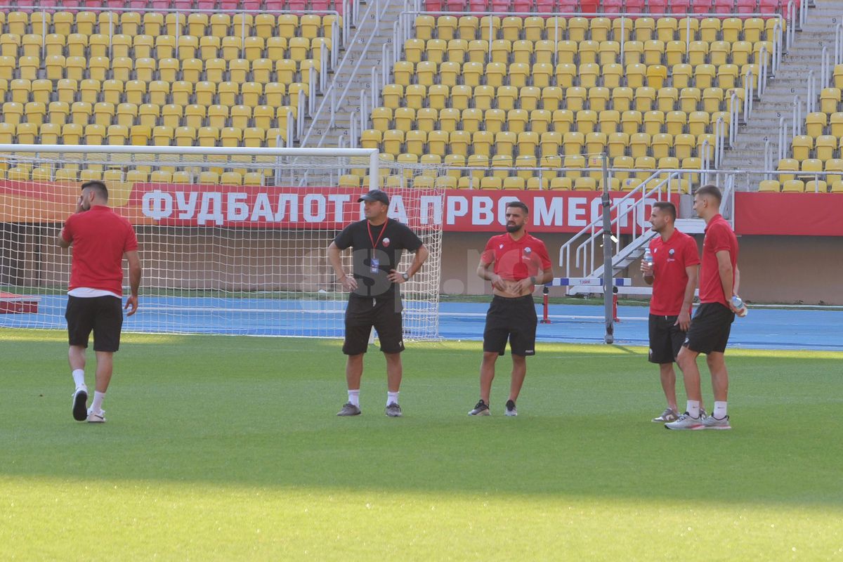Imagini de la stadion, înainte de Shkendija - FCSB