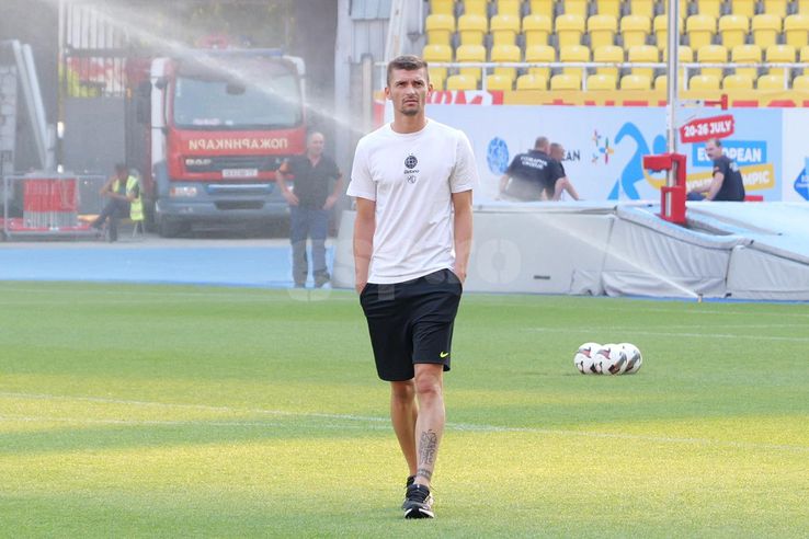 Florin Tănase, înainte de Shkendija - FCSB  /  FOTO: Andrei Furnigă (GSP.ro)