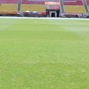 Imagini cu arena din Skopje înainte de Shkendija - FCSB // foto: Andrei Furnigă (GSP)
