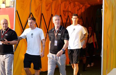 Înainte de Shkendija - FCSB, Mihai Stoica a glumit cu un fotbalist: „Dacă nu dă două goluri, merge pe jos până la hotel”