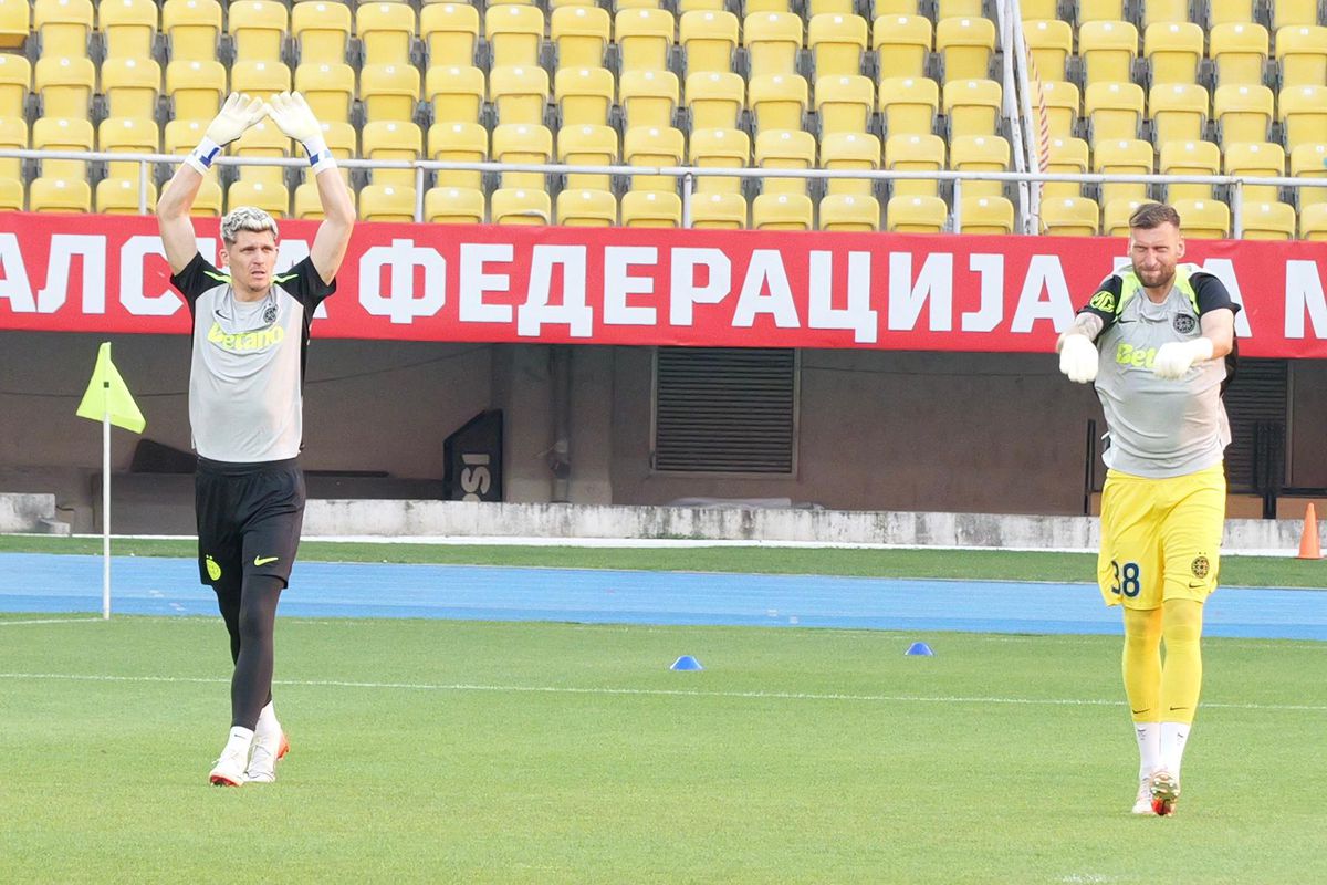 Condiții deplorabile în tribune la Shkendija - FCSB » „Coteț” la masa presei: ce au găsit reporterii GSP prezenți la Skopje