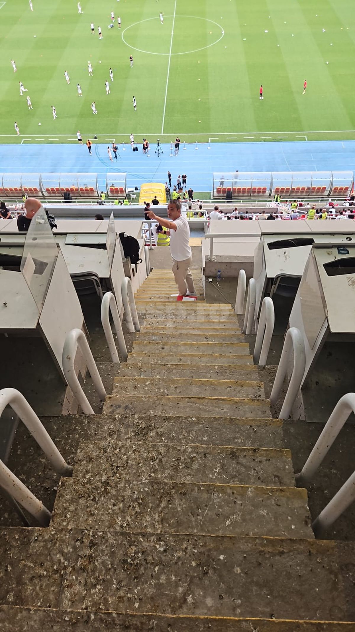 Masa presei pe stadionul „Todor Proeski" Skopje, la Shkendija - FCSB