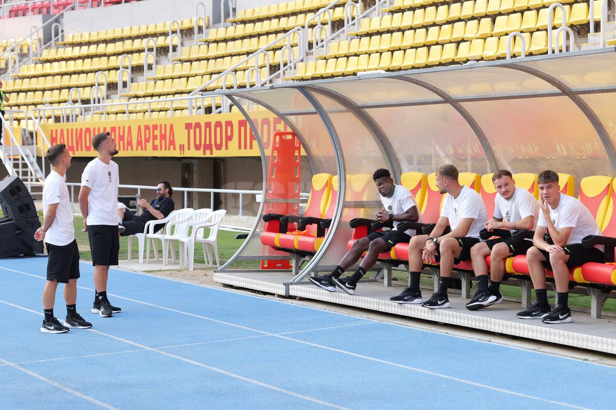 Imagini de la stadion, înainte de Shkendija - FCSB