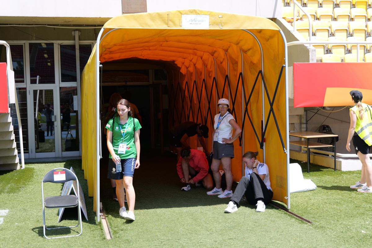 Cum arată gazonul pe care se va juca Shkendija - FCSB